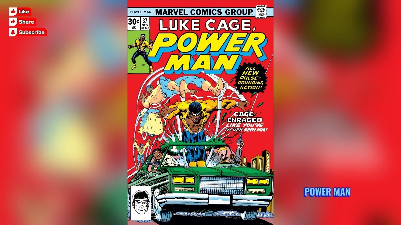 История комиксов Marvel: Power Man #37 (ноябрь 1976 г.) #marvelcomics #lukecage
