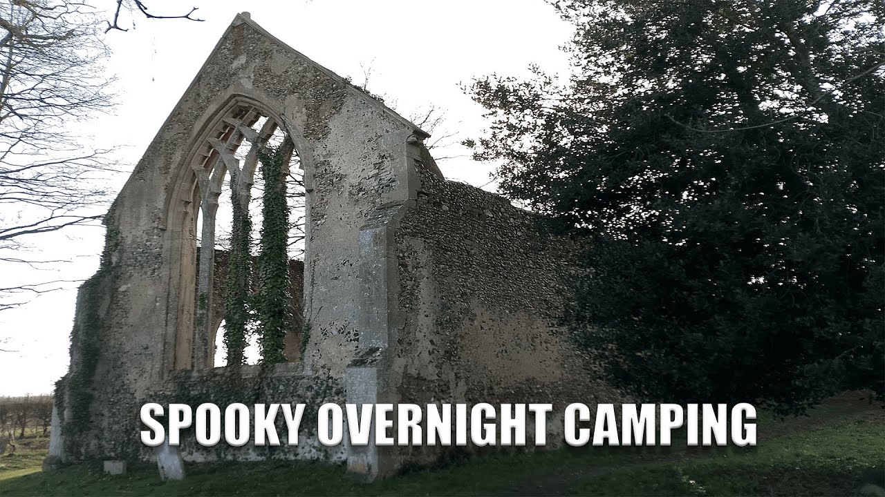 Camping at a creepy abandoned church | Tivetshall St Mary's