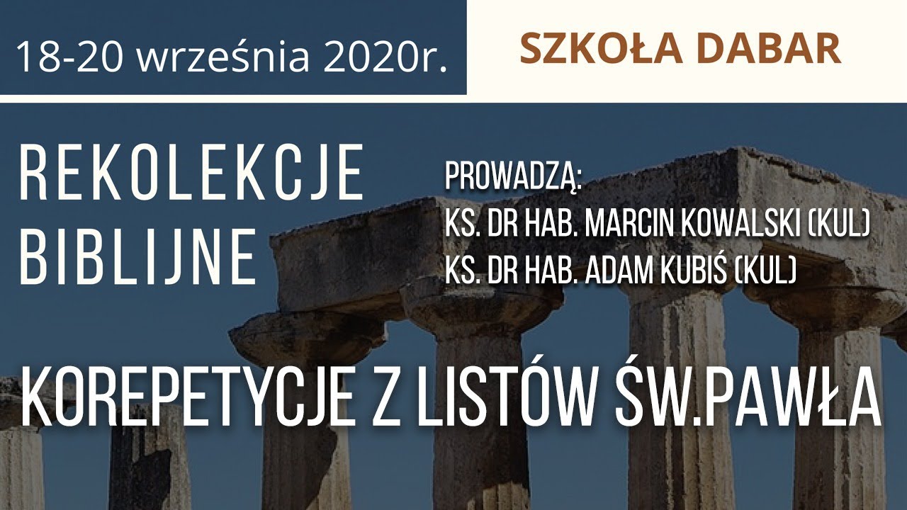 Korepetycje z listów św. Pawła 6: Homilia. Przypowieść o siewcy (Łk 8,4-15). Ks. Marcin Kowalski