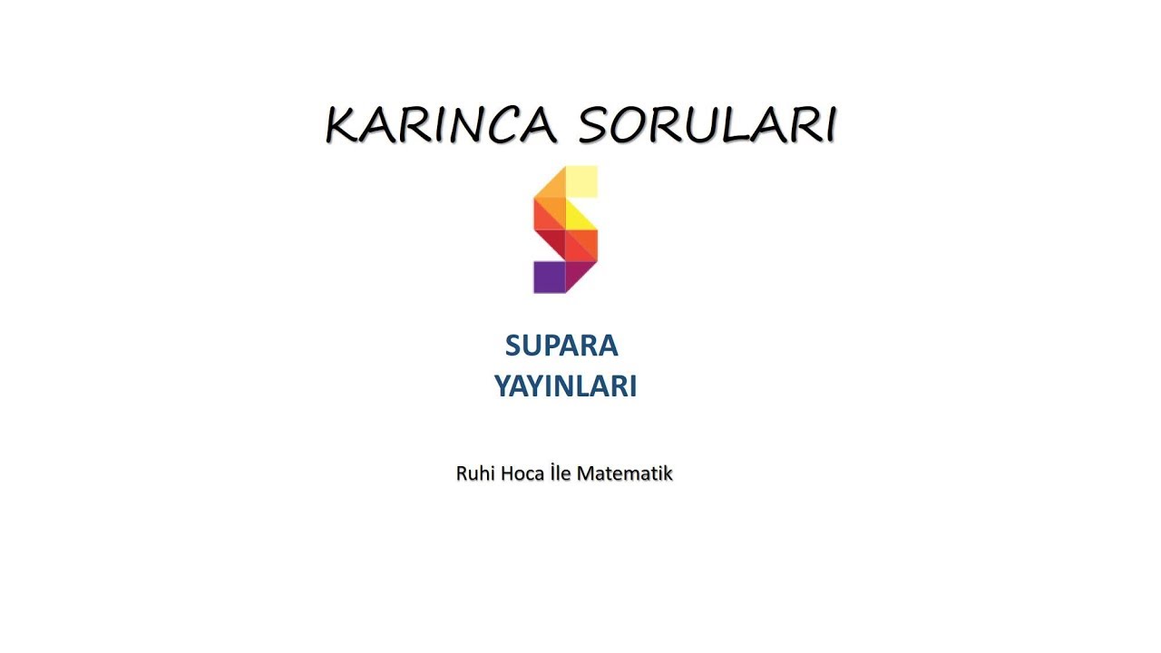 KARINCA SORULARI