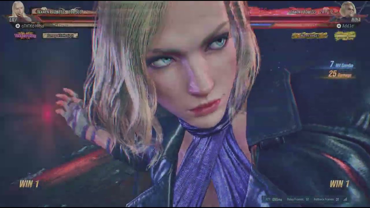 He ragequit and deleted me in Tekken 8 | oTHTKo Hitsu (Lili) vs (Nina) Add1ct