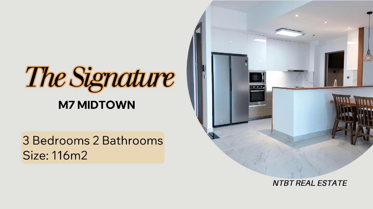 FOR RENT | 3 BEDROOM APARTMENT –  THE SIGNATURE MIDTOWN PHU MY HUNG | 1800$