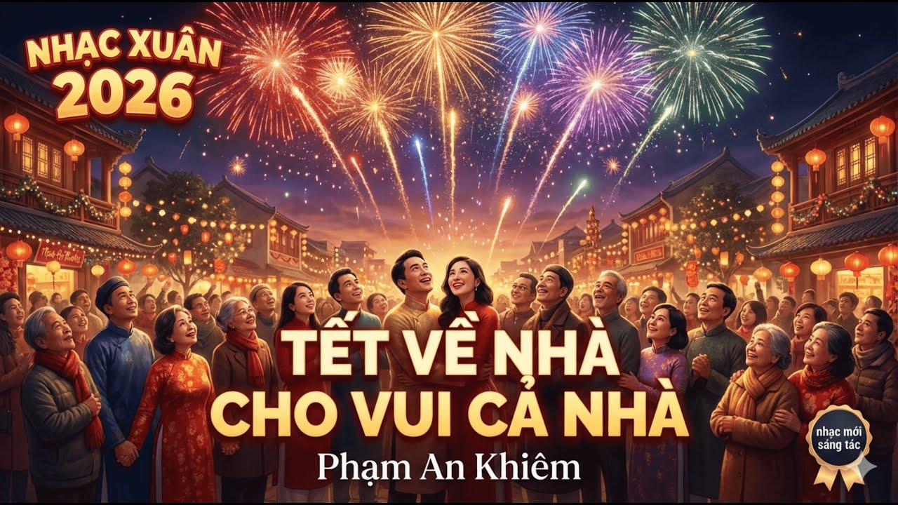 Nhạc Tết 2026 -Tết Về Nhà Cho Vui Cả Nhà - #nhacsangtac #music #aivocal