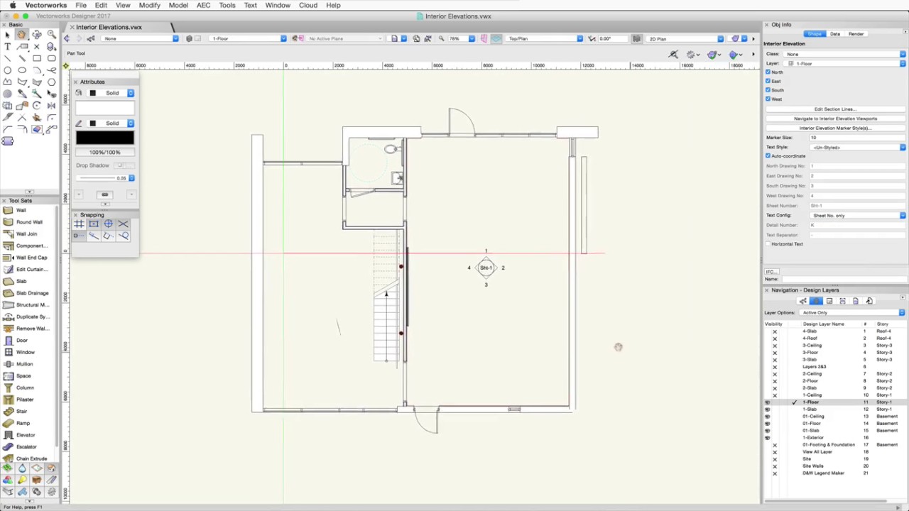 Vectorworks 2017 - Elevations