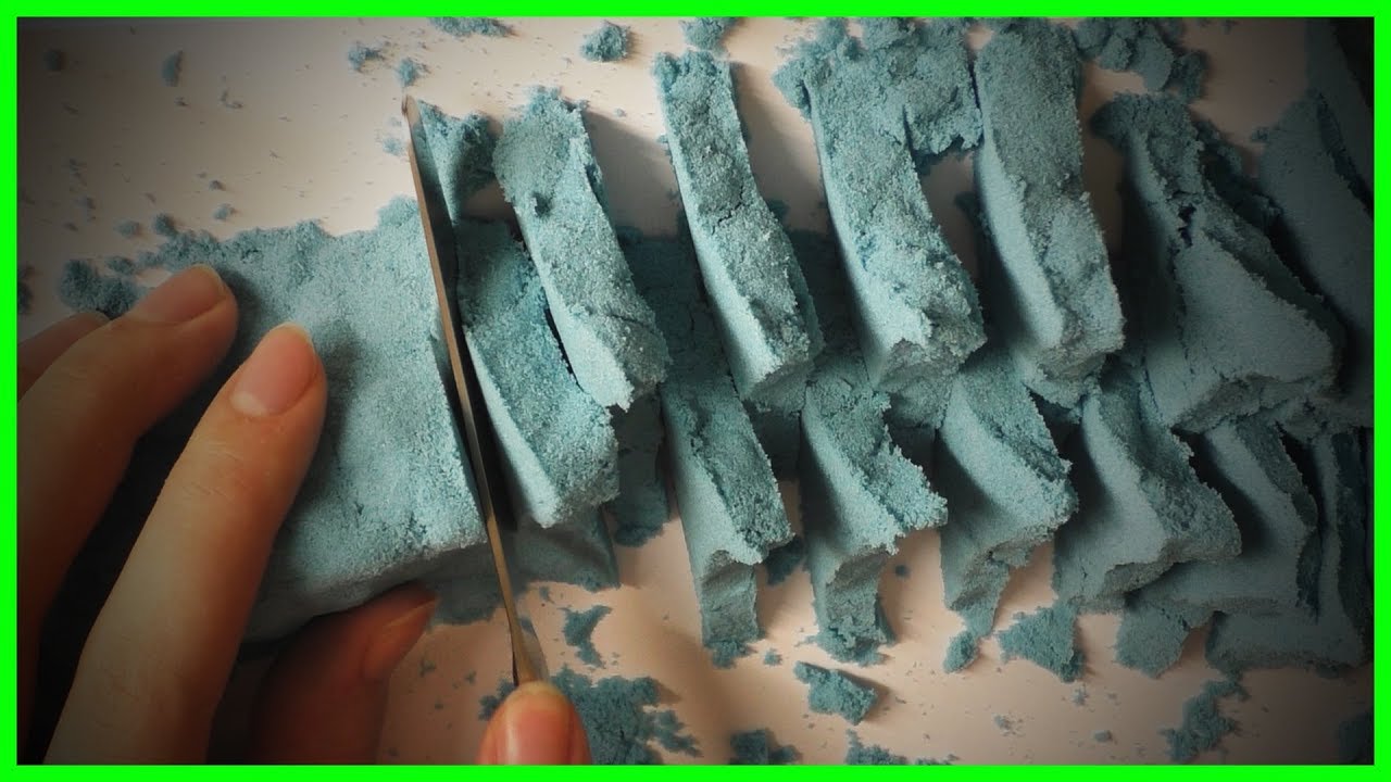 ASMR fake kinetic sand :D