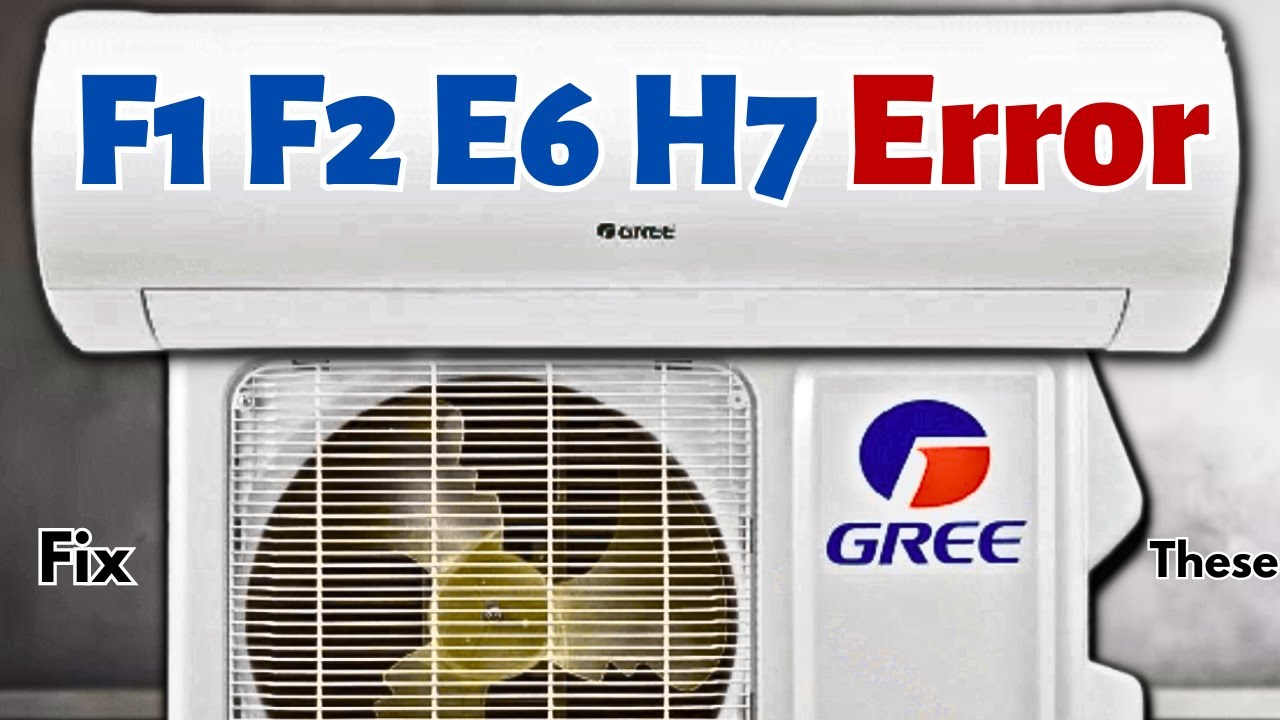 Jak łatwo naprawić błędy F1 F2 E6 H7 w klimatyzatorze Gree!!