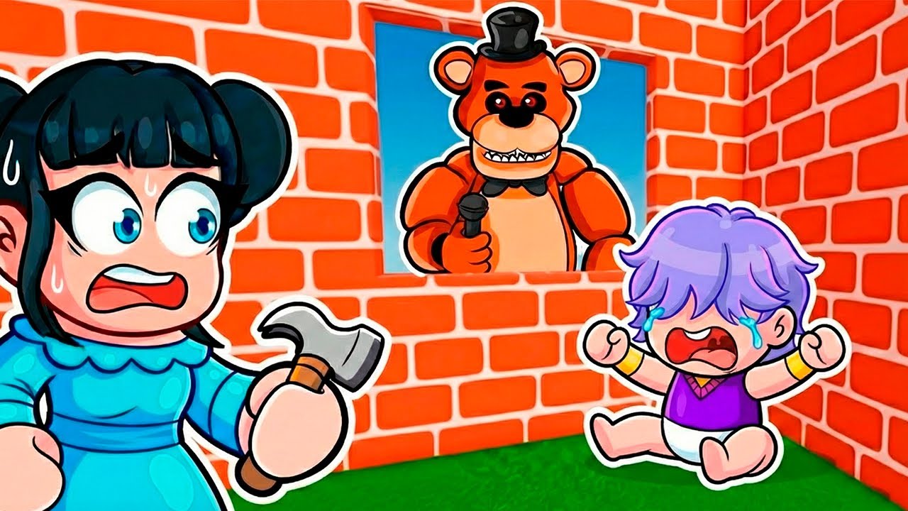 CONSTRUIMOS un BUNKER para PROTEGER a BEB&Eacute; MISTERIO en ROBLOX!