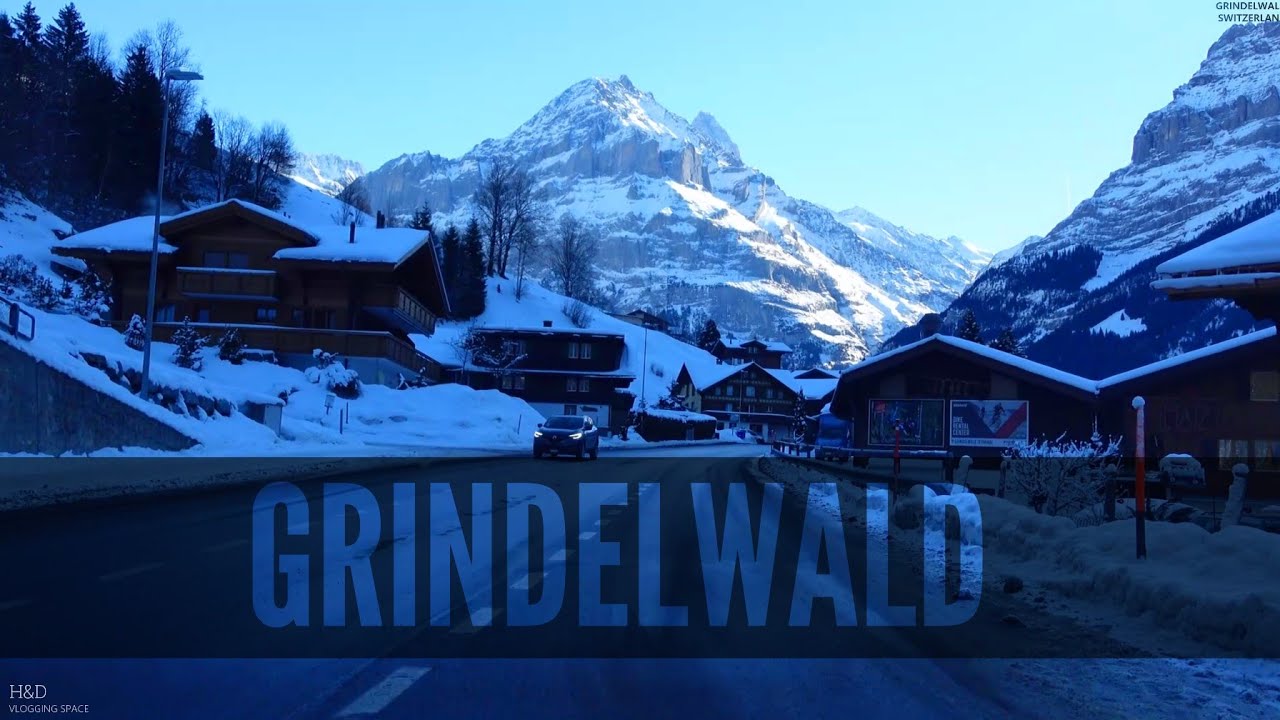 Grindelwald - Driving In Switzerland 4K | Amazing View of Swiss Valley #grindelwald #switzerland
