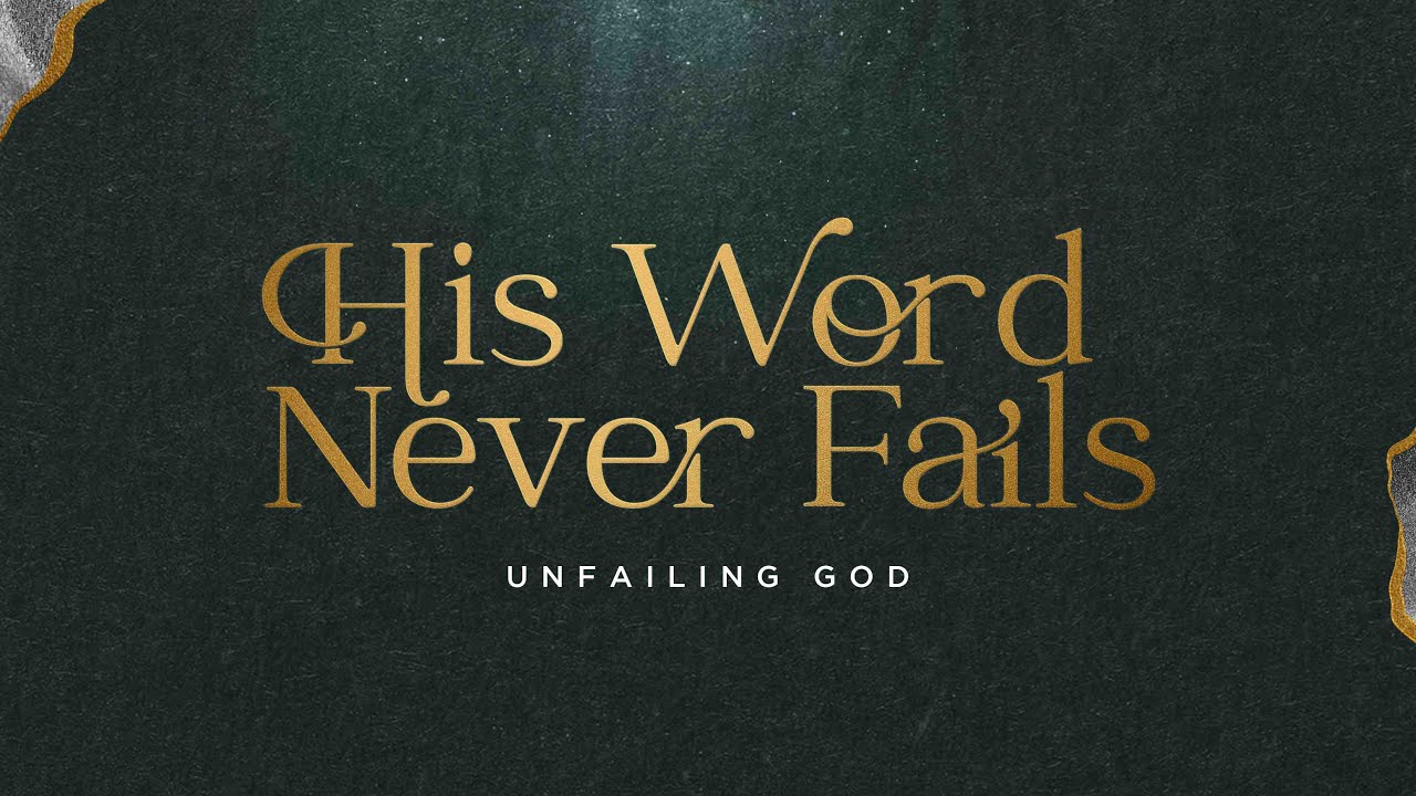 UNFAILING GOD | HIS WORD NEVER FAILS - Ps. Brian Abaho
