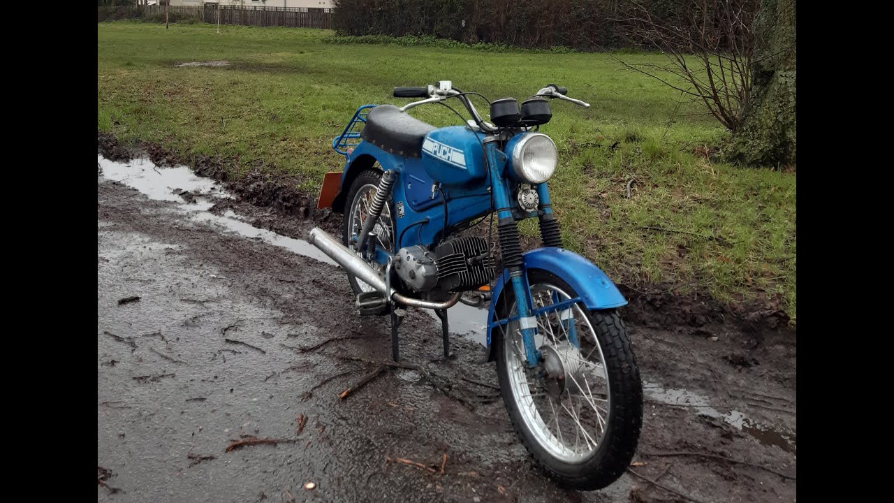 First test ride on a Puch VZ50
