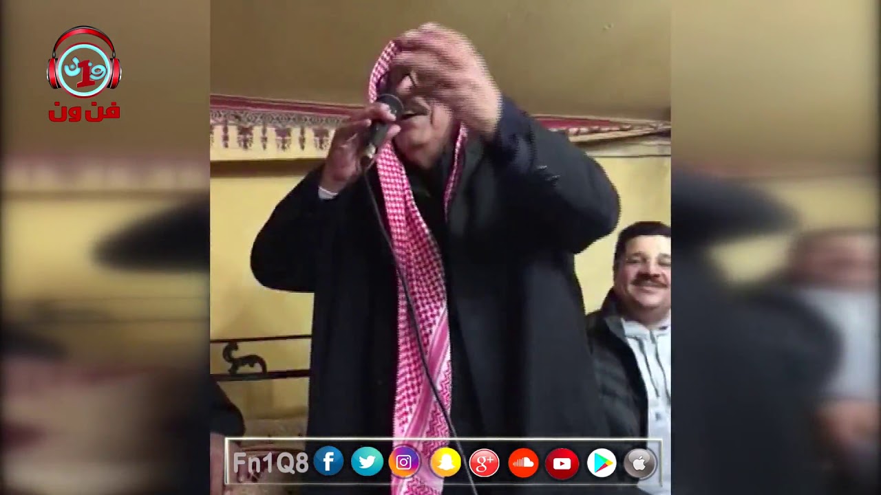شادي الخليج  يغني  "ياسدرة العشاق" في مخيم ببر الكويت 18/1/2019