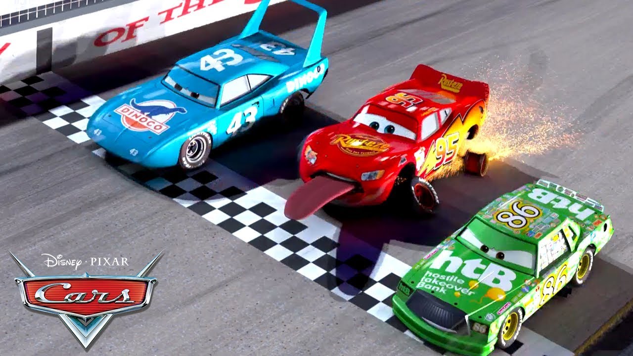 Lightning Loses His Tires! | Pixar Cars | @disneyjr