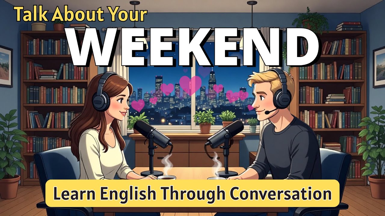 Simple Past vs Present Perfect | Real English Conversation About Weekends
