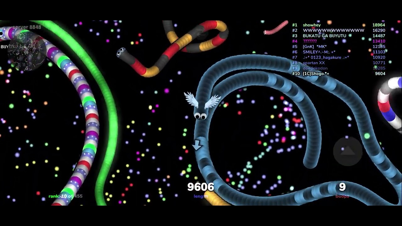 超久しぶりにザリオした #スリザリオ #slitherio 