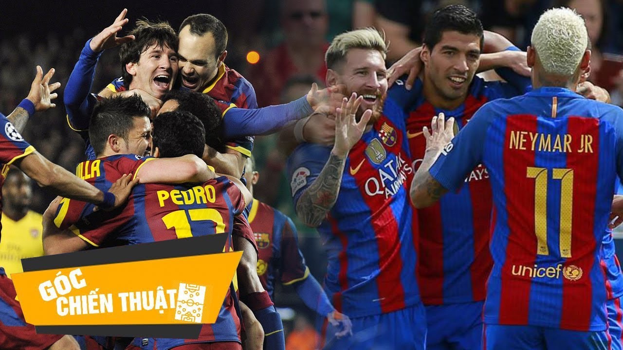 GÓC CHIẾN THUẬT | Hàng công BARCELONA đã thay đổi như thế nào qua 10 năm