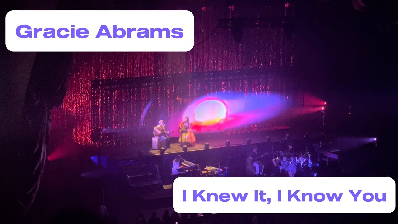 Gracie Abrams - I Knew It, I Know You (Live in New York City) 10/4/2024