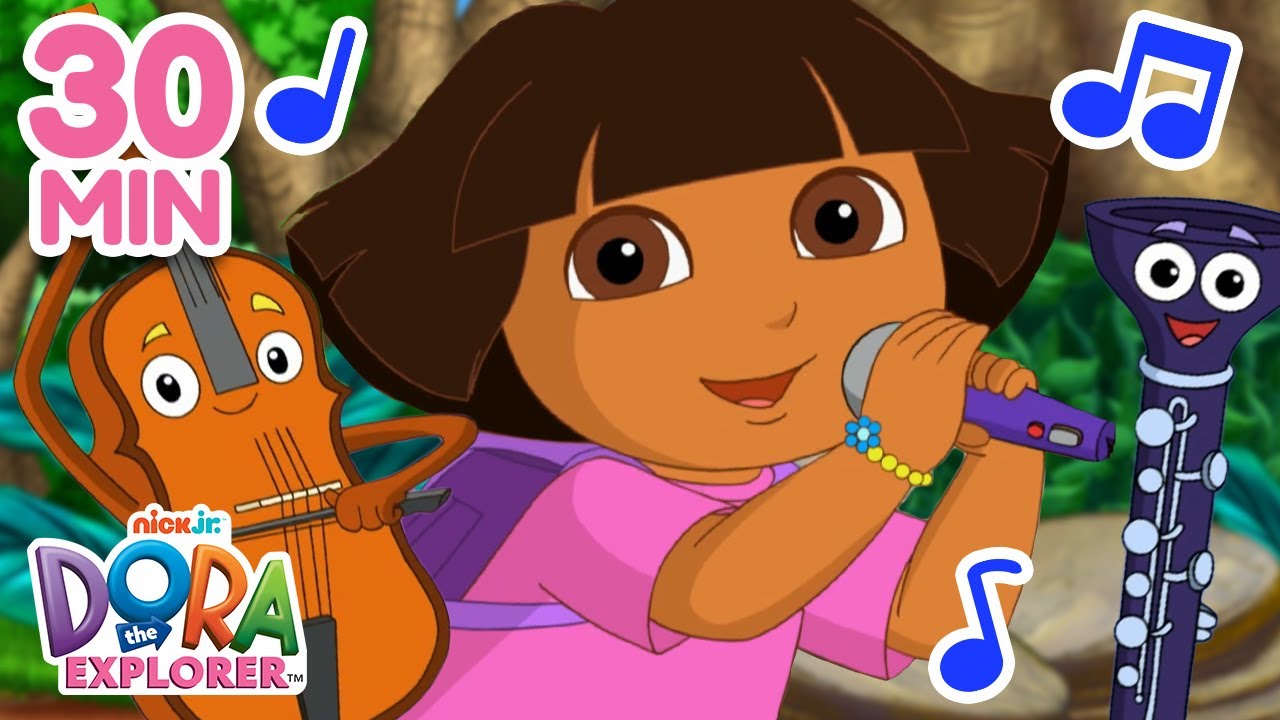 Dora the Explorer Music Marathon! | 30 Minute Compilation | Dora the Explorer
