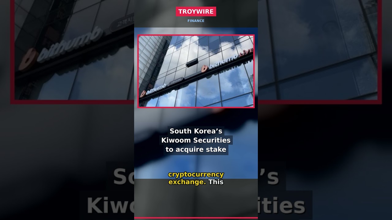Kiwoom Securities Eyes Stake in Bithumb: Crypto Shakeup! #Shorts