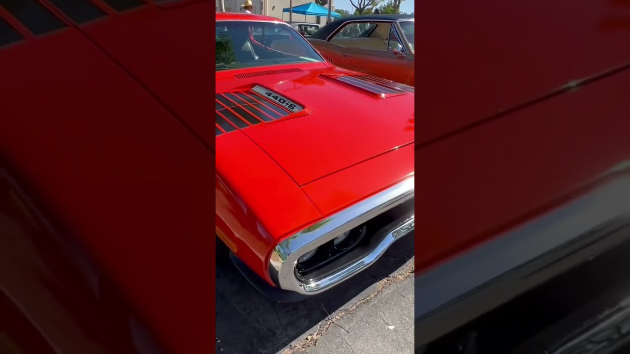 1972 Plymouth Roadrunner 440 Engine With 6 Pack 