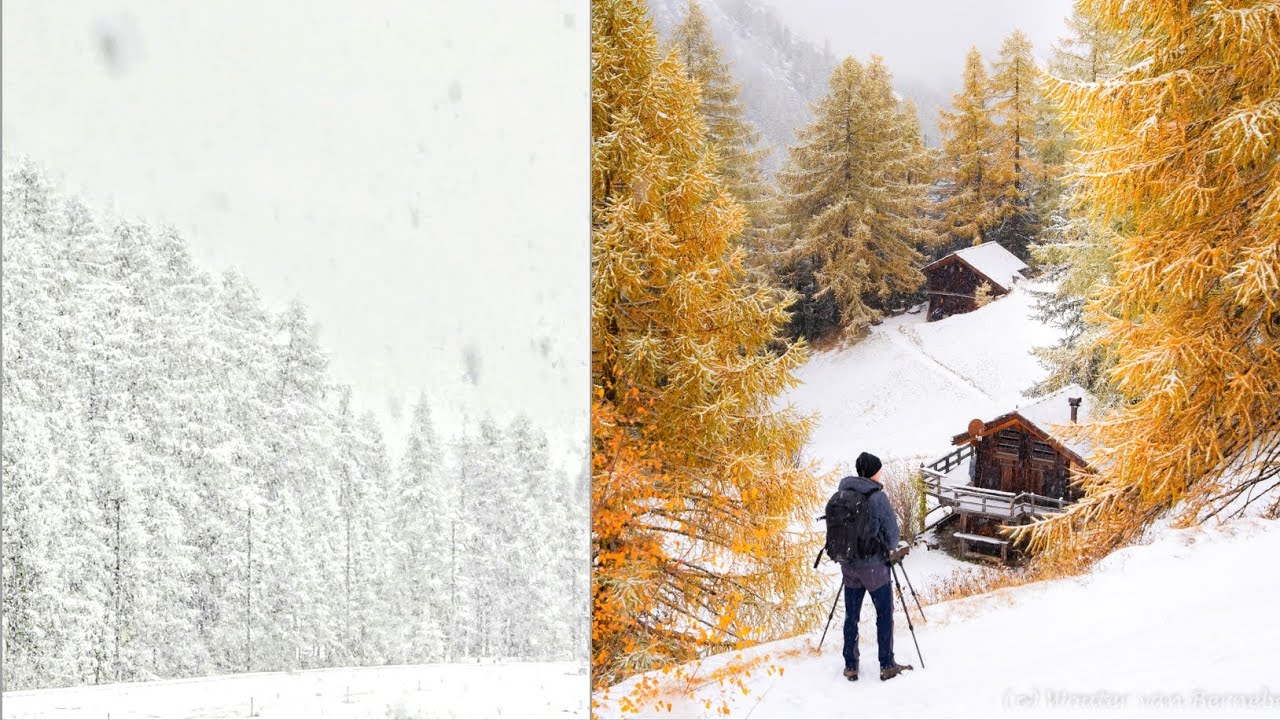 First snow of the season in Zermatt! (27/10/2025)