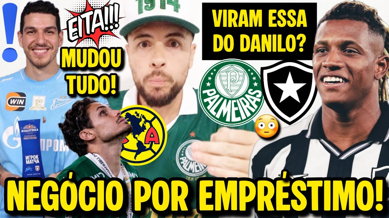 MUDOU TUDO! NOVIDADE ENVOLVENDO NINO! PALMEIRAS E DANILO ESTIVERAM PRÓXIMO DE  ACERTO! INFO VEIGA E+