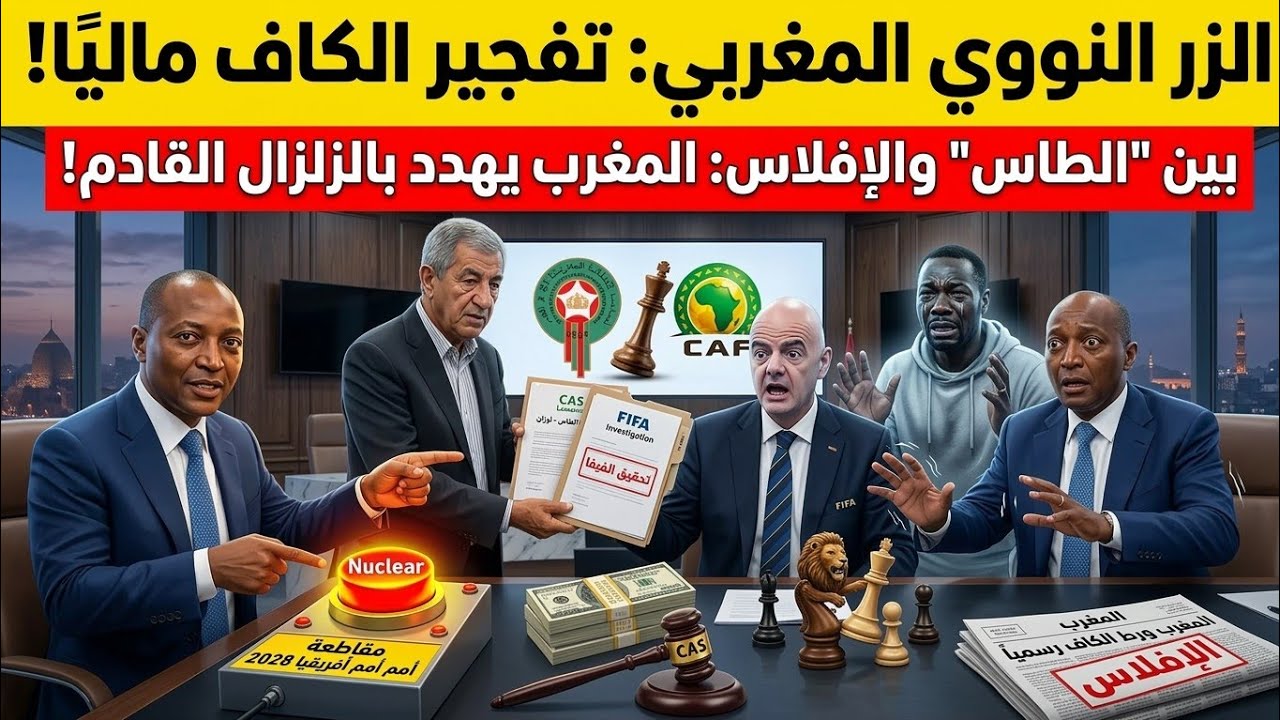 رصاصة الرحمة: خطة المغرب السرية لزلزلة الكاف (الطاس ومقاطعة 2028) 🇲🇦🔥