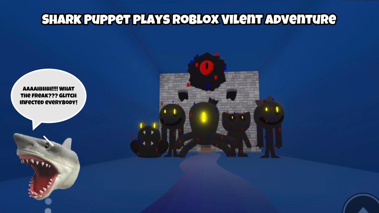 SB Movie: Shark Puppet plays Roblox Vilent Adventure!