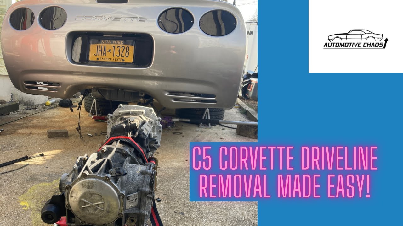 Corvette C5 Driveline removal