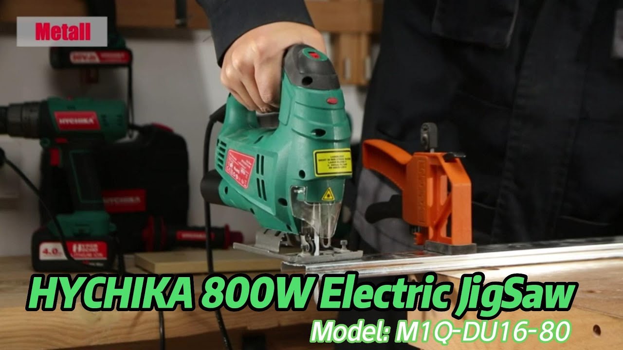 Unboxing, attachments installation, tutorial, and solutions! | HYCHIKA 800W Electric JigSaw