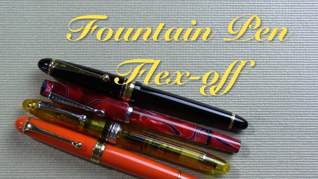 Comparison of Some Modern Flex Pens
