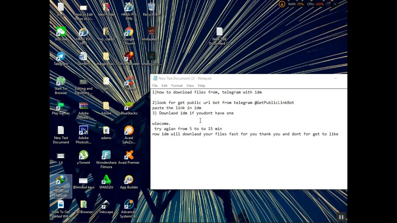 Copy of how to download files from telegram using idm