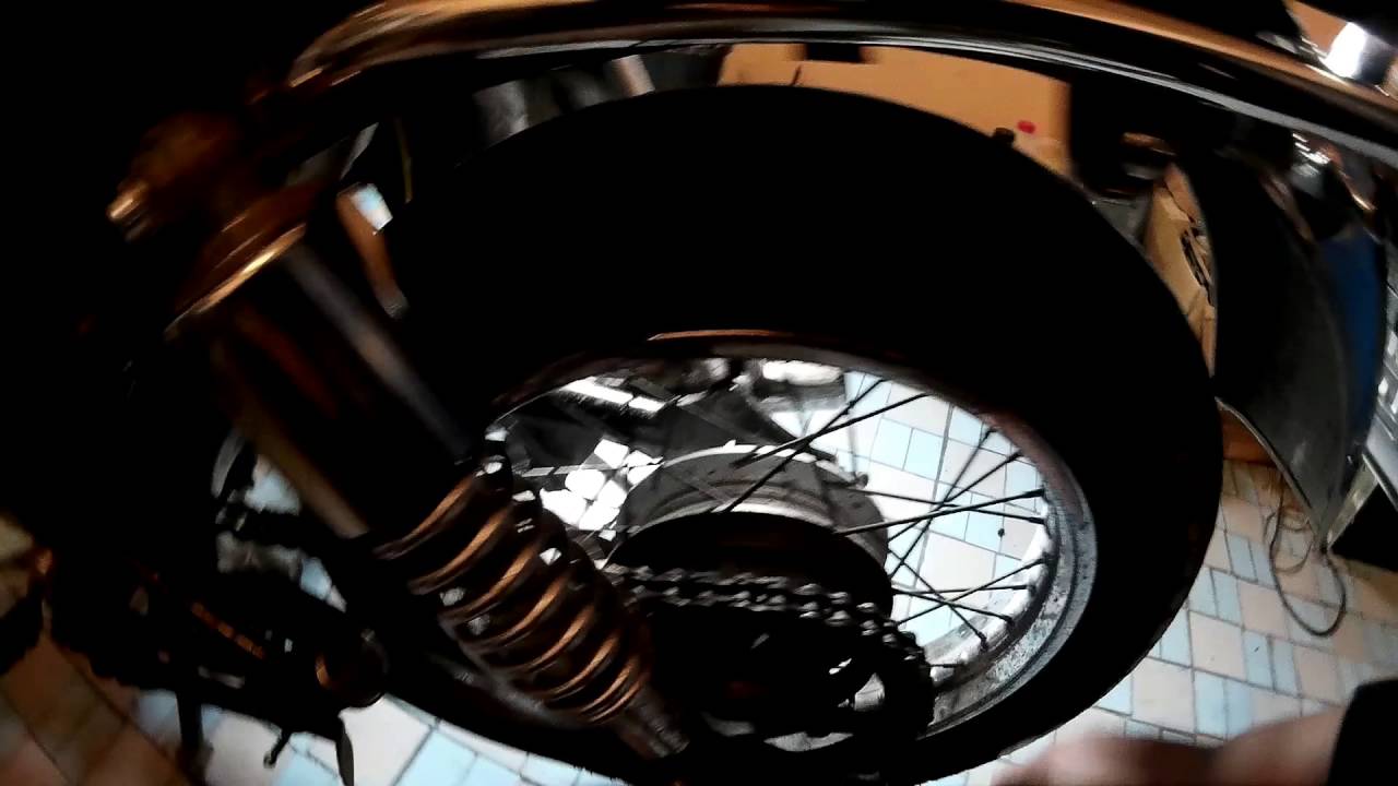 Suzuki GN 250 kontrola napędu w motocyklach tumik drgań wymiana