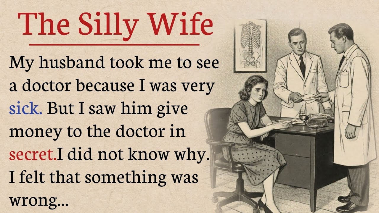 Learn English Through Stories Level 3 - The Silly Wife - Emotional English Story For Listening