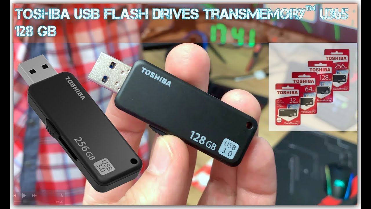 USB флешка toshiba 128 GB TransMemory &trade; U365 Быстрая скорость чтения Распаковка и Тест