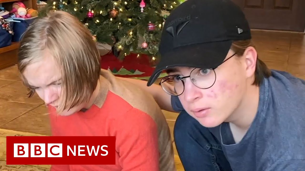 US teen develops app to help his disabled sister talk - BBC News