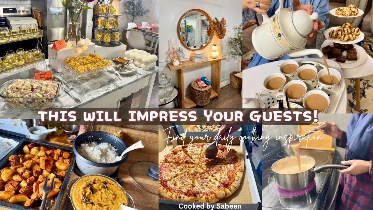 A Dawat to make everyone Happy| Table Decor Ideas|Chicken Tray for busy moms |Cooked by Sabeen