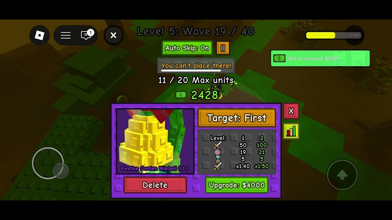 13:25 Solo Survival Toxic Impossible | Garden Tower Defense