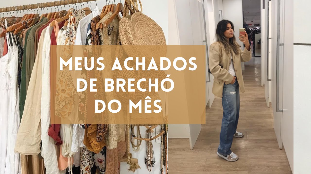 TUDO QUE COMPREI EM BRECHÓ DURANTE 1 MÊS! Tendências 2023, Ralph Lauren, Óculos, vintages e mais!