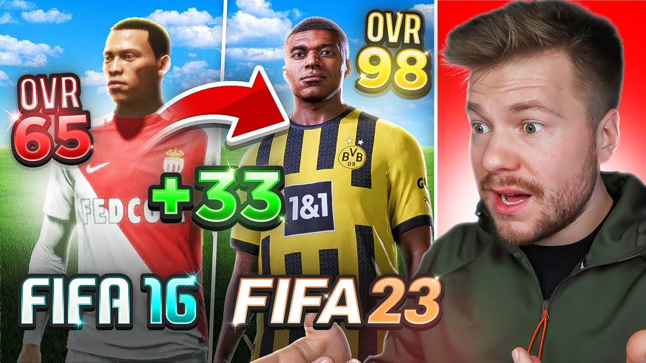 KARIERA MBAPPÉ w KAŻDEJ FIFIE!