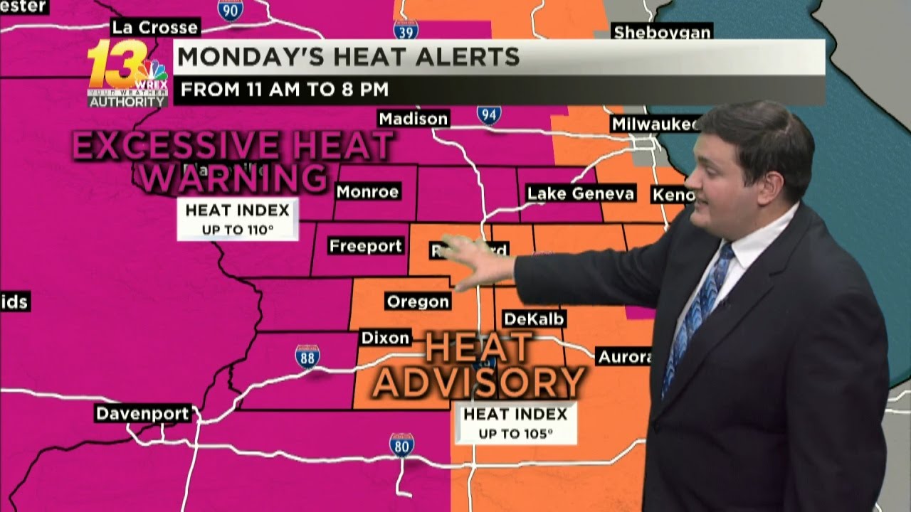 Excessive heat alerts take effect Monday