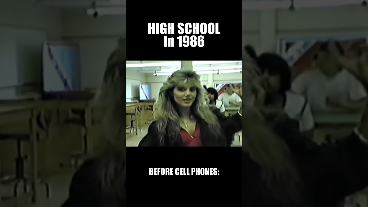 High School In 1986 | #nostalgic #nostalgia #80s #shorts