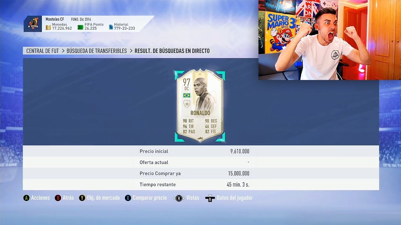 FICHO A RONALDO 97 ICONO SUPER PRIME !!! *ADIOS AL MEME*