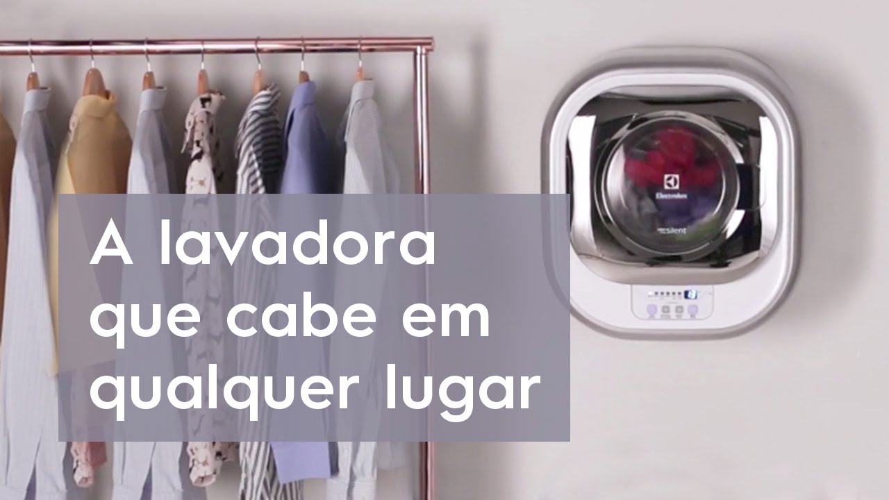 Menos &eacute; mais com a lavadora Mini Silent