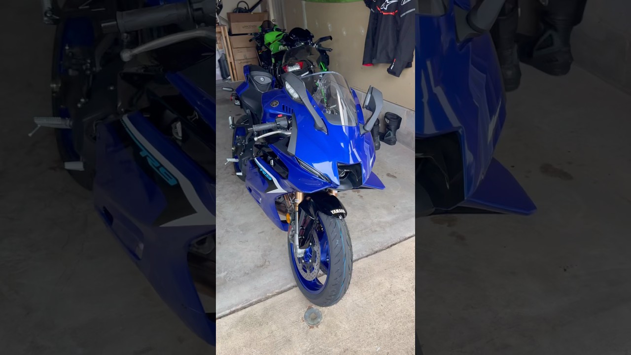 Yamaha R9 stock cold start sound😭🔥