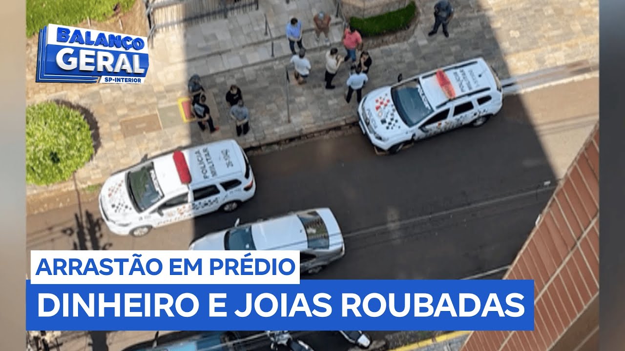 Bandidos fazem arrastão em apartamento no centro de Ribeirão Preto (SP)