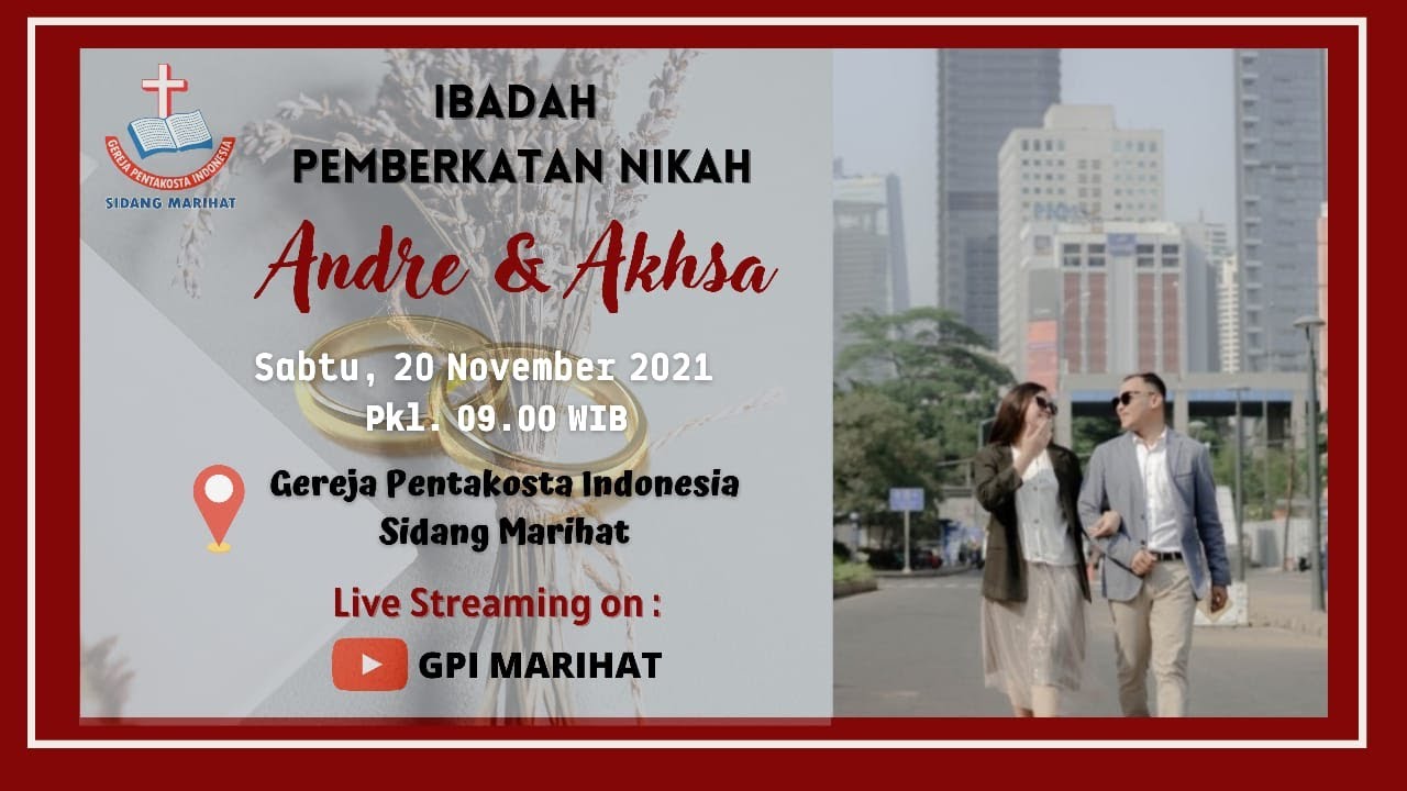 Ibadah Pemberkatan Nikah 