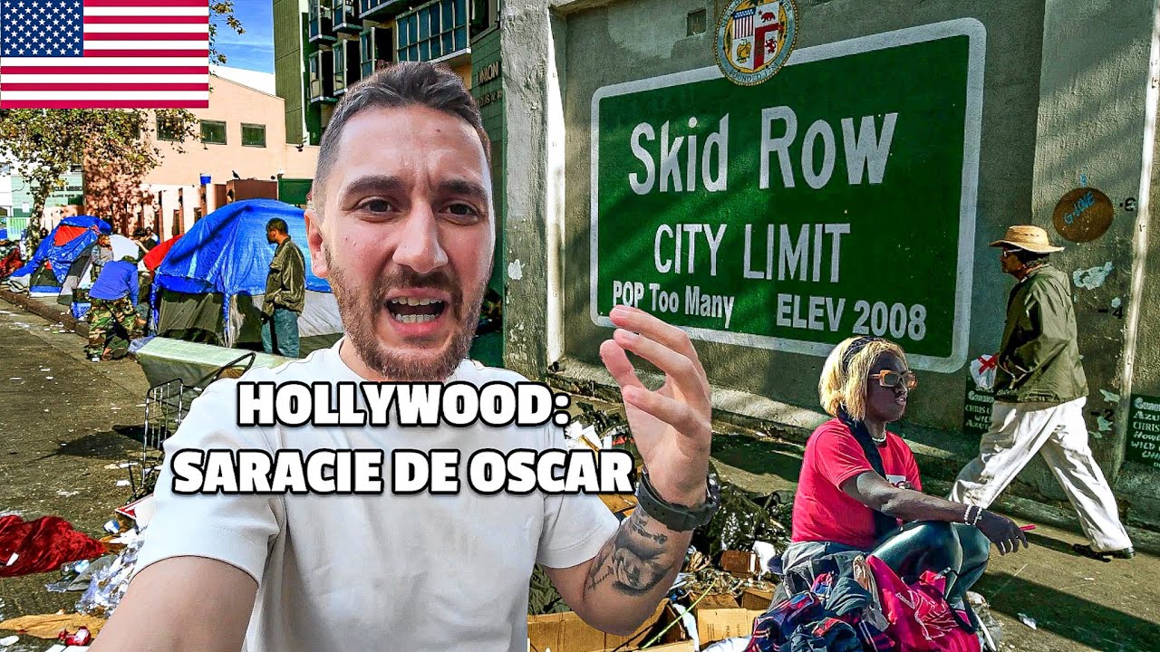 Realitatea de la Hollywood:SARACIE demna de Oscar!┃Skid Row si HOTELUL CECIL ┃