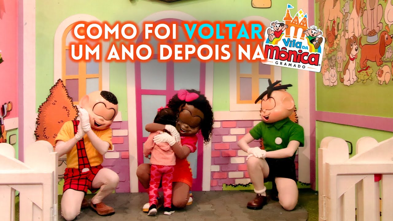 Voltamos na Vila da Mônica Gramado! 🐰🍉 2025