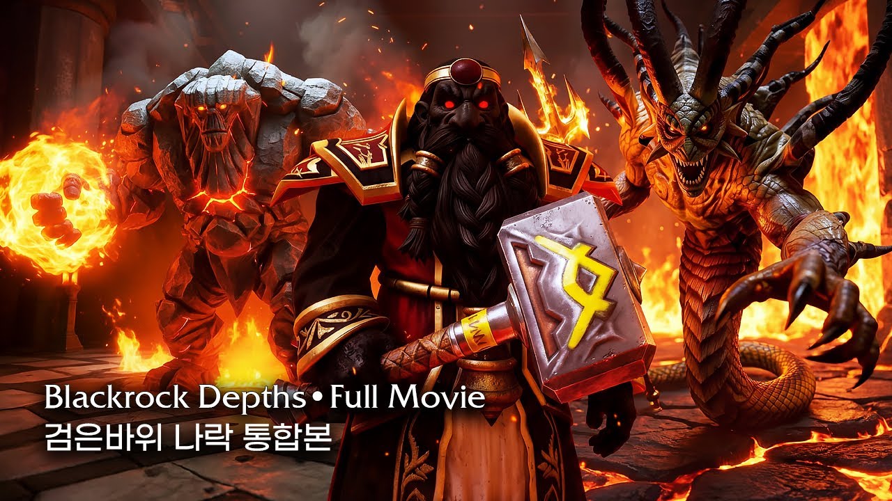 WoW | Blackrock Depths – Full (Parts 1–3) | 검은바위 나락 통합본 | 4K AI Cinematic
