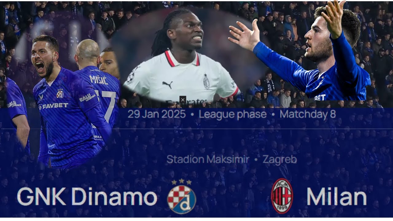 Dinamo Zagreb - AC Milan 2-1 (2025), Liga prvaka, 8. kolo